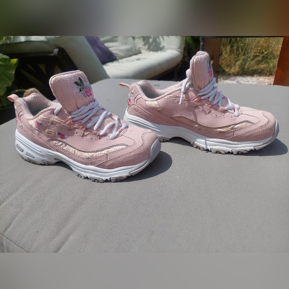 Sketchers D'Lite Bright Blossom Women's Sneaker Size 10 - Picture 9 of 11